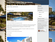 Tablet Screenshot of labordayjamboree.com